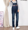 Salopette denim grossesse automne hiver motif famille