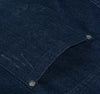 Salopette denim grossesse automne hiver motif famille