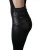 Salopette moulante sexy en simili cuir