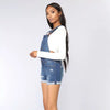 Salopette short sexy en jean