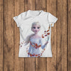 T-shirt la Reine des Neiges blanc