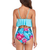 Maillots de Bain Vintage - Tankini bleu lagon