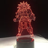 Lampe LED 3D Dragon Ball Broly SSJ Légendaire