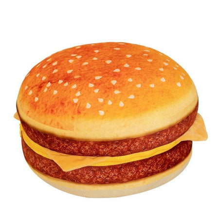 Coussin Peluche Hamburger - Le Royaume du Bébé
