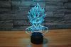 Lampe LED 3D Dragon Ball Goku Super Saiyan 1