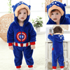 Grenouillère Bébé Captain America - Le Royaume du Bébé