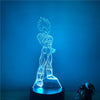 Lampe Led 3D Dragon Ball Vegeta SSJ