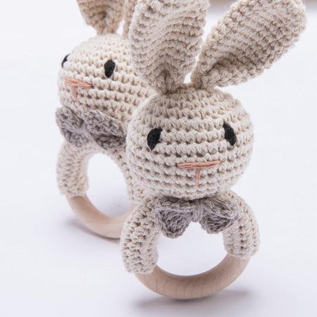 Anneau de Dentition Lapin Bois