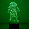 Lampe LED 3D Dragon Ball Broly SSJ Légendaire