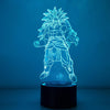 Lampe LED 3D Dragon Ball Broly SSJ Légendaire