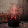 Lampe LED 3D Dragon Ball Transformation Saiyan