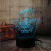 Lampe LED 3D Dragon Ball Prince Vegeta Combat