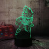 Lampe LED 3D Dragon Ball Prince Saiyan Vegeta