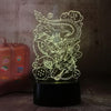 Lampe LED 3D Dragon Ball Goku Petit & Shenron