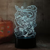 Lampe LED 3D Dragon Ball Goku Petit & Shenron