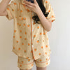 Pyjama Motifs Oranges pour Femme
